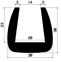 SL 2025 - with coextruded metal insert - Edge protection profiles