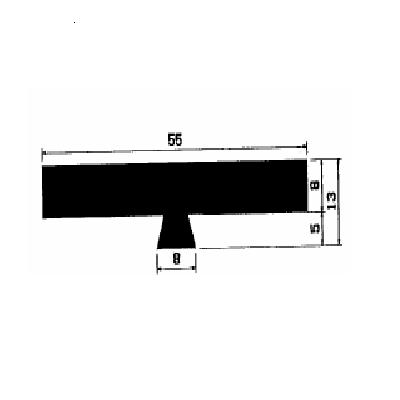 T 2511 - rubber profiles - Cover and T-profiles