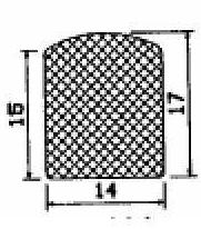 MZS 25814 - EPDM sponge profiles - Semi-circle, D-profiles