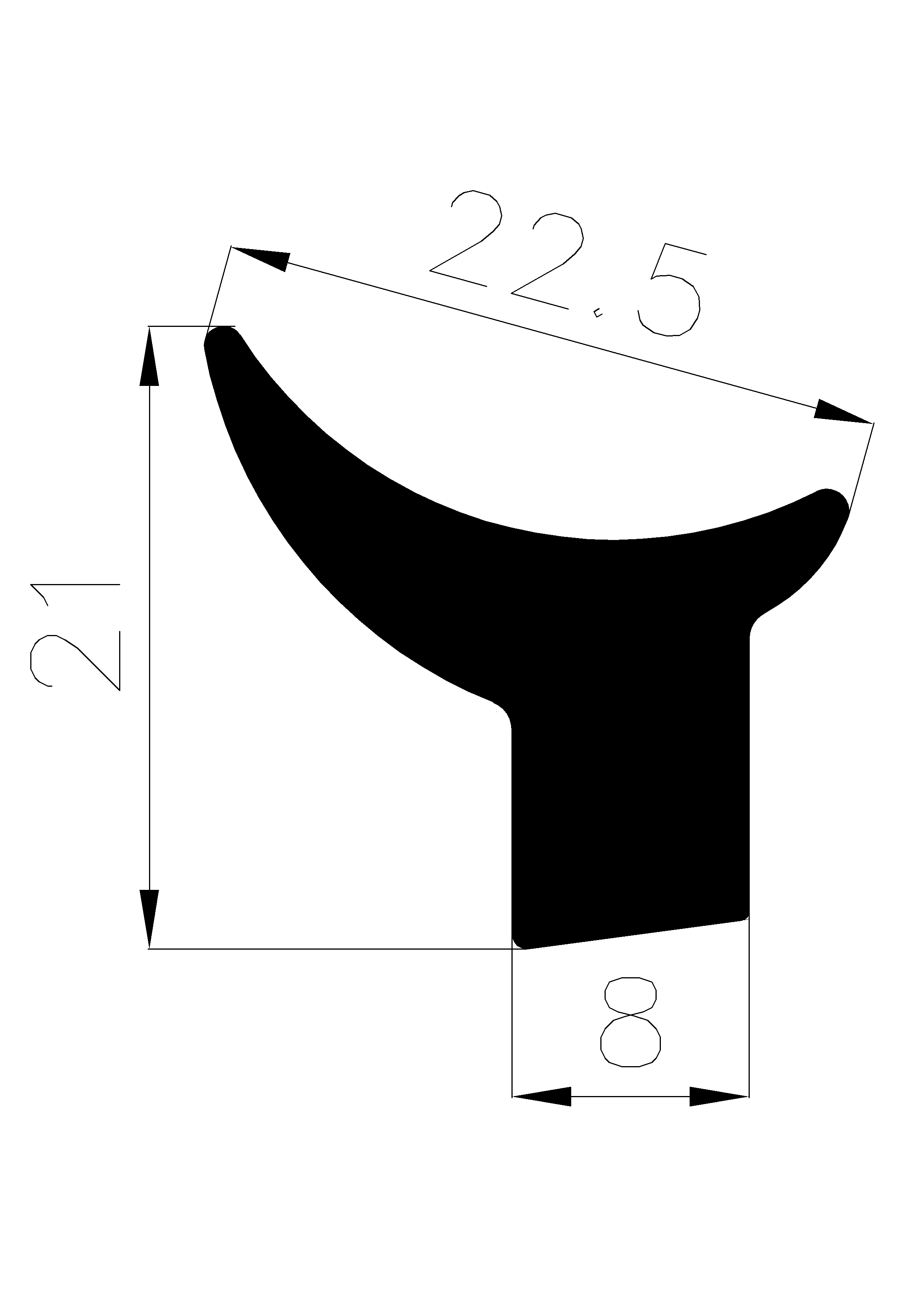 11150370KG - rubber profiles - Cover and T-profiles