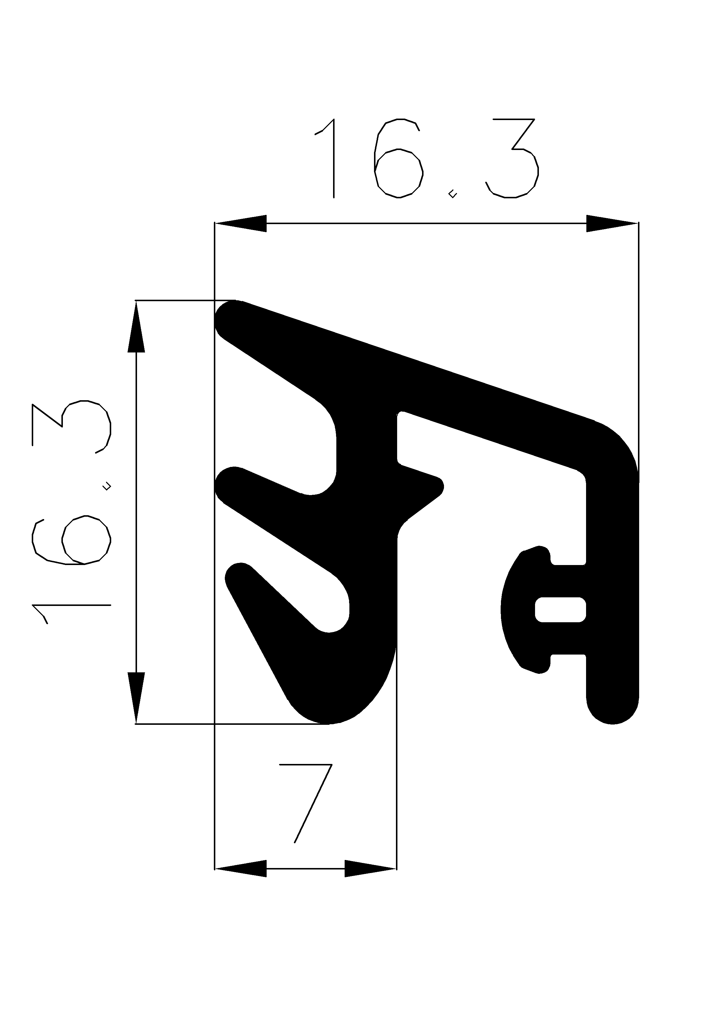 11740365KG - Other gasket profiles