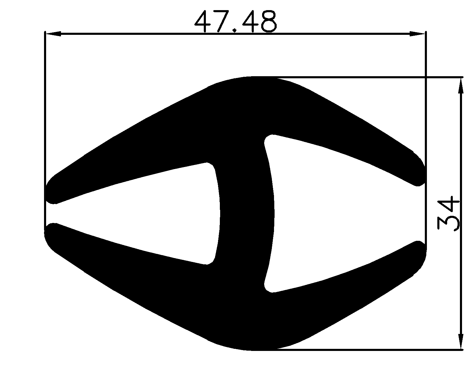 13710370KG - without metal insert - Edge protection profiles