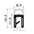 SD-0094 - with coextruded metal insert - Edge protection profiles