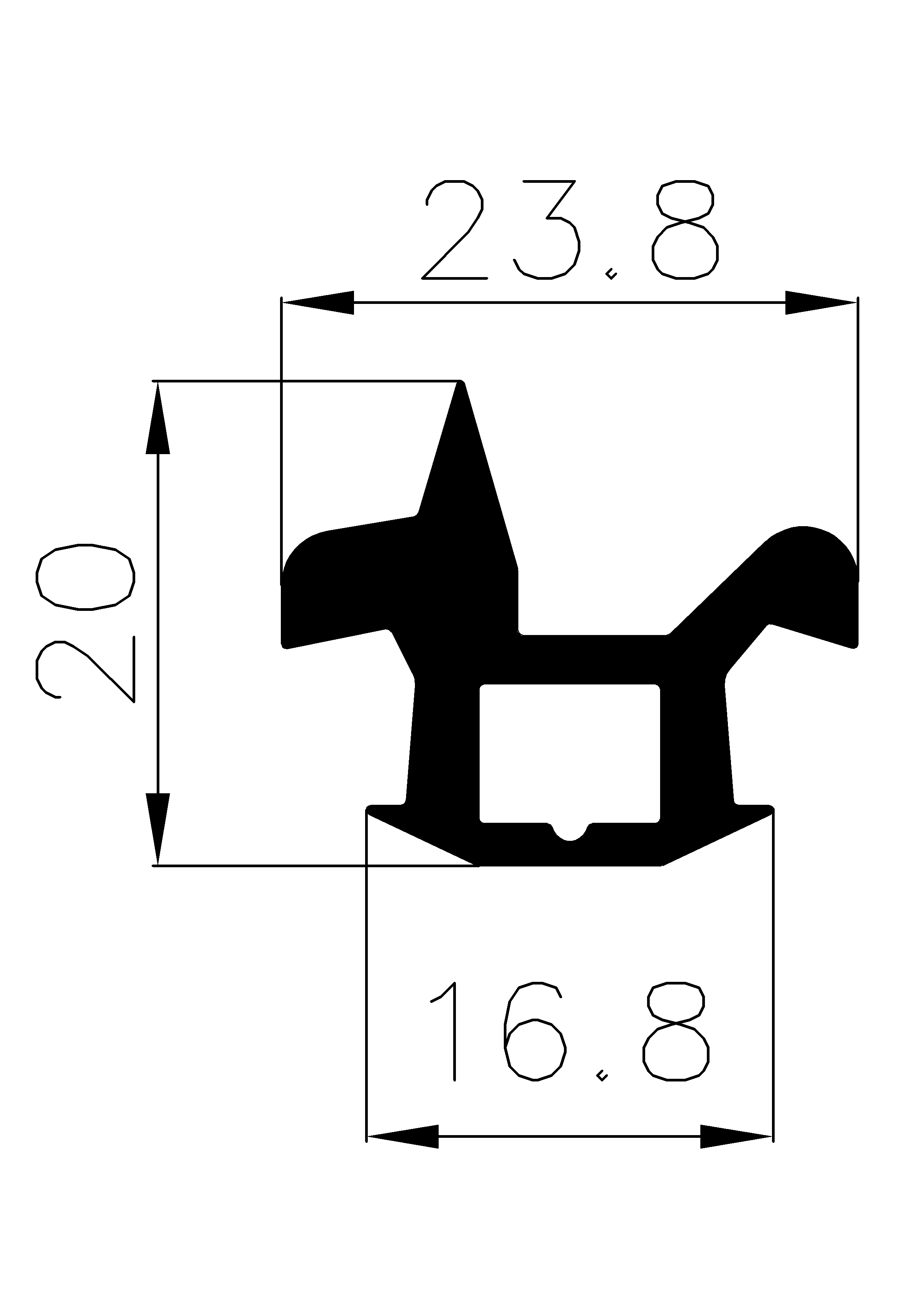 1820365KG - Other gasket profiles