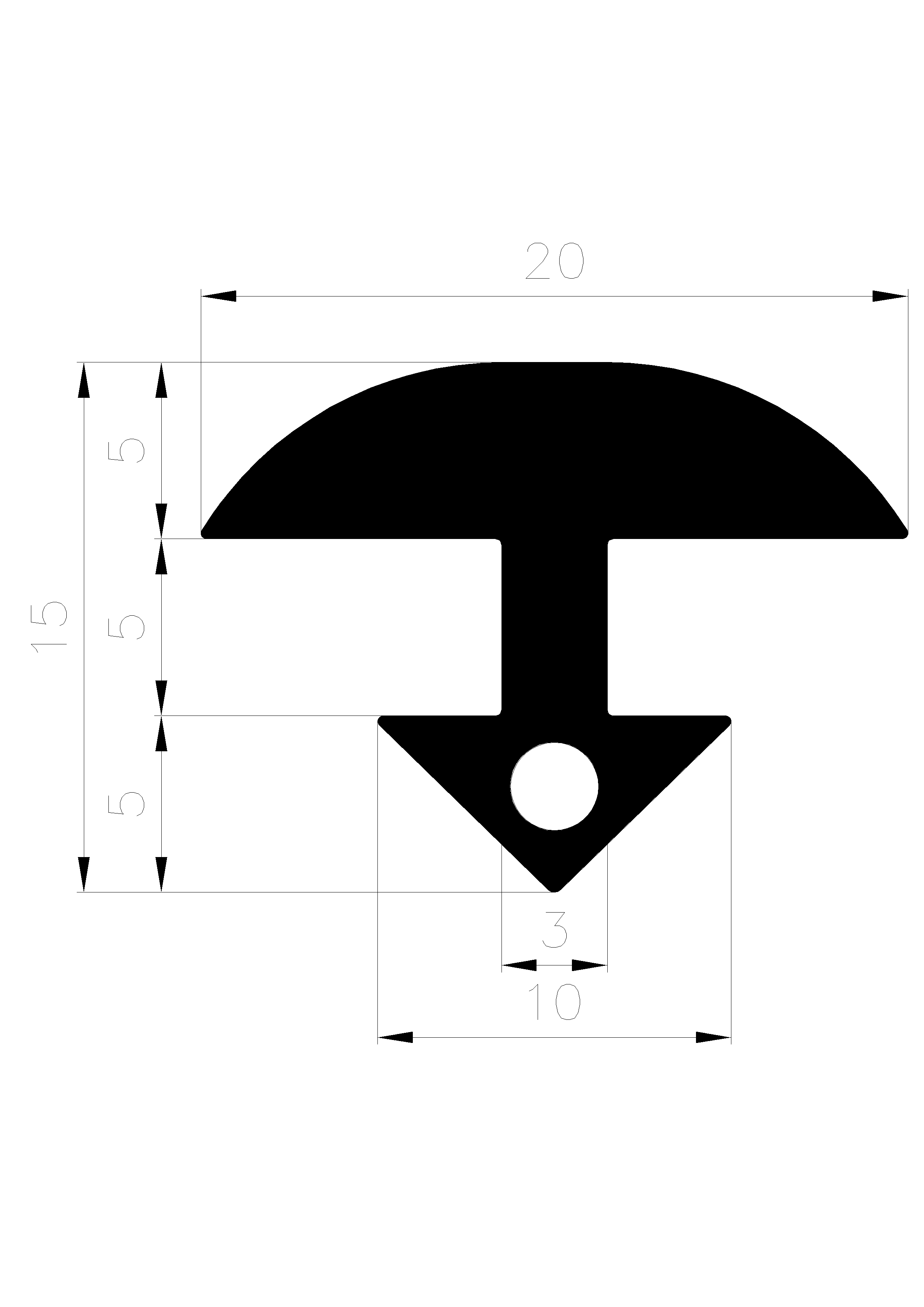 18700370KG - rubber profiles - Cover and T-profiles