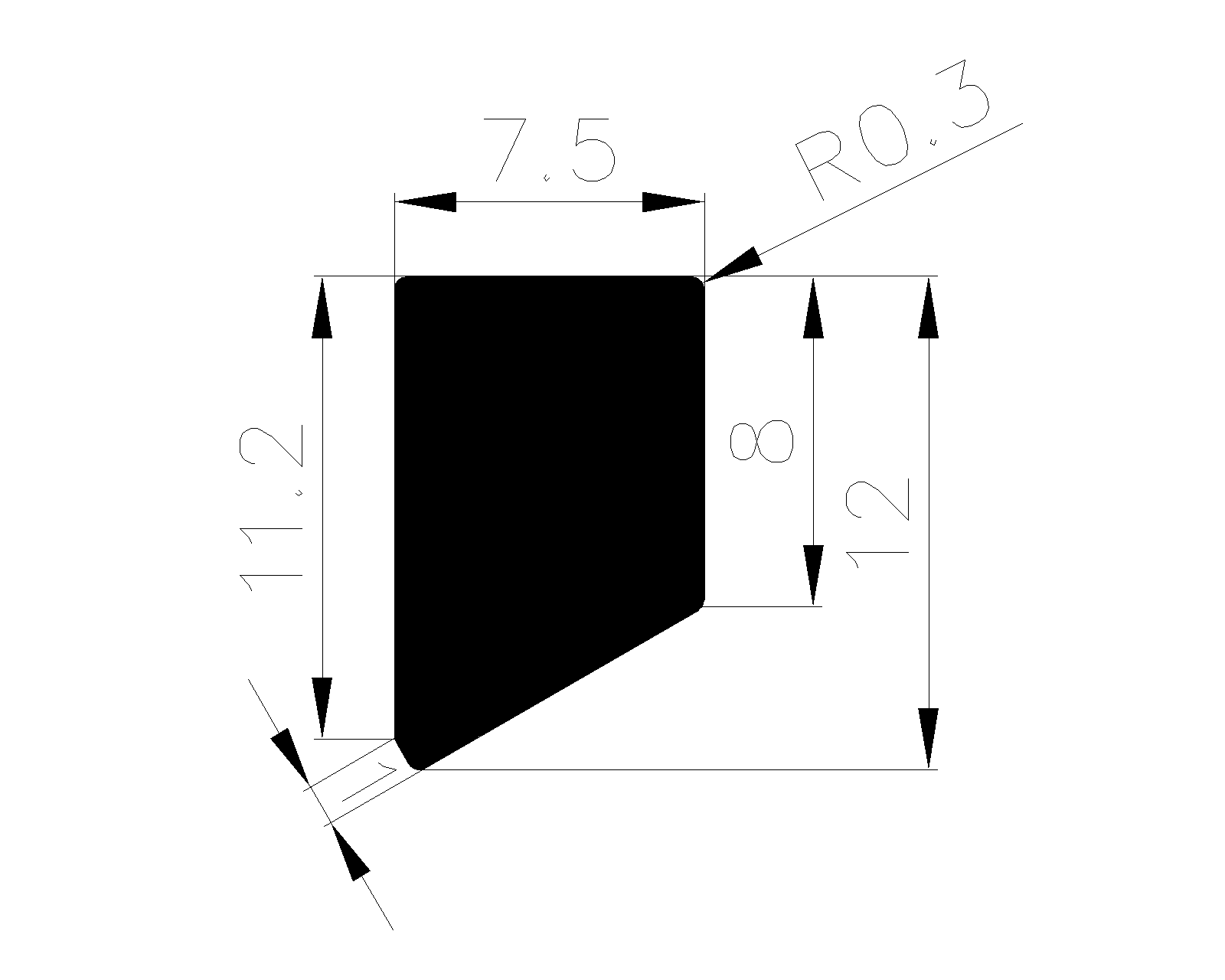 19720403KG - sponge profiles - Square profiles