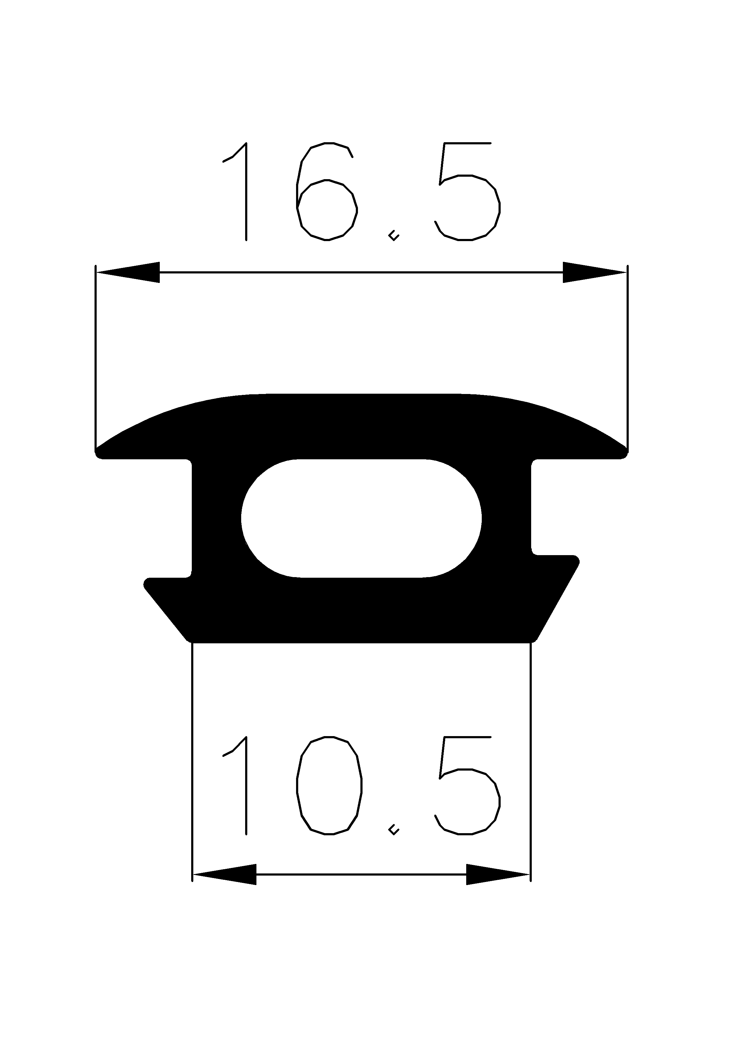 2230370KG - rubber profiles - Cover and T-profiles