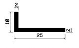 Wi 0911 - rubber profiles - Angle shape profiles