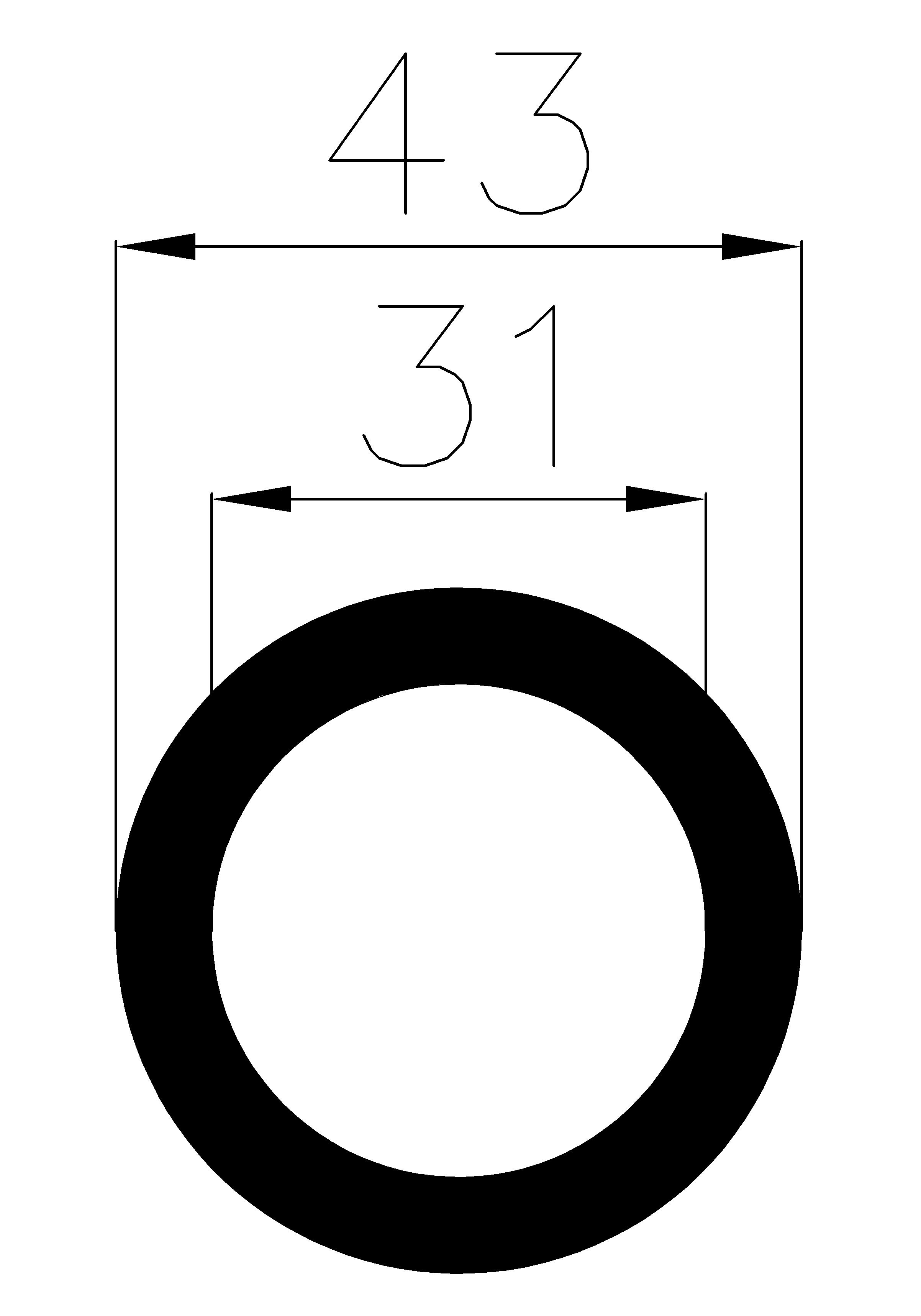 3490170KG - silicone sponge profiles - Tube profiles