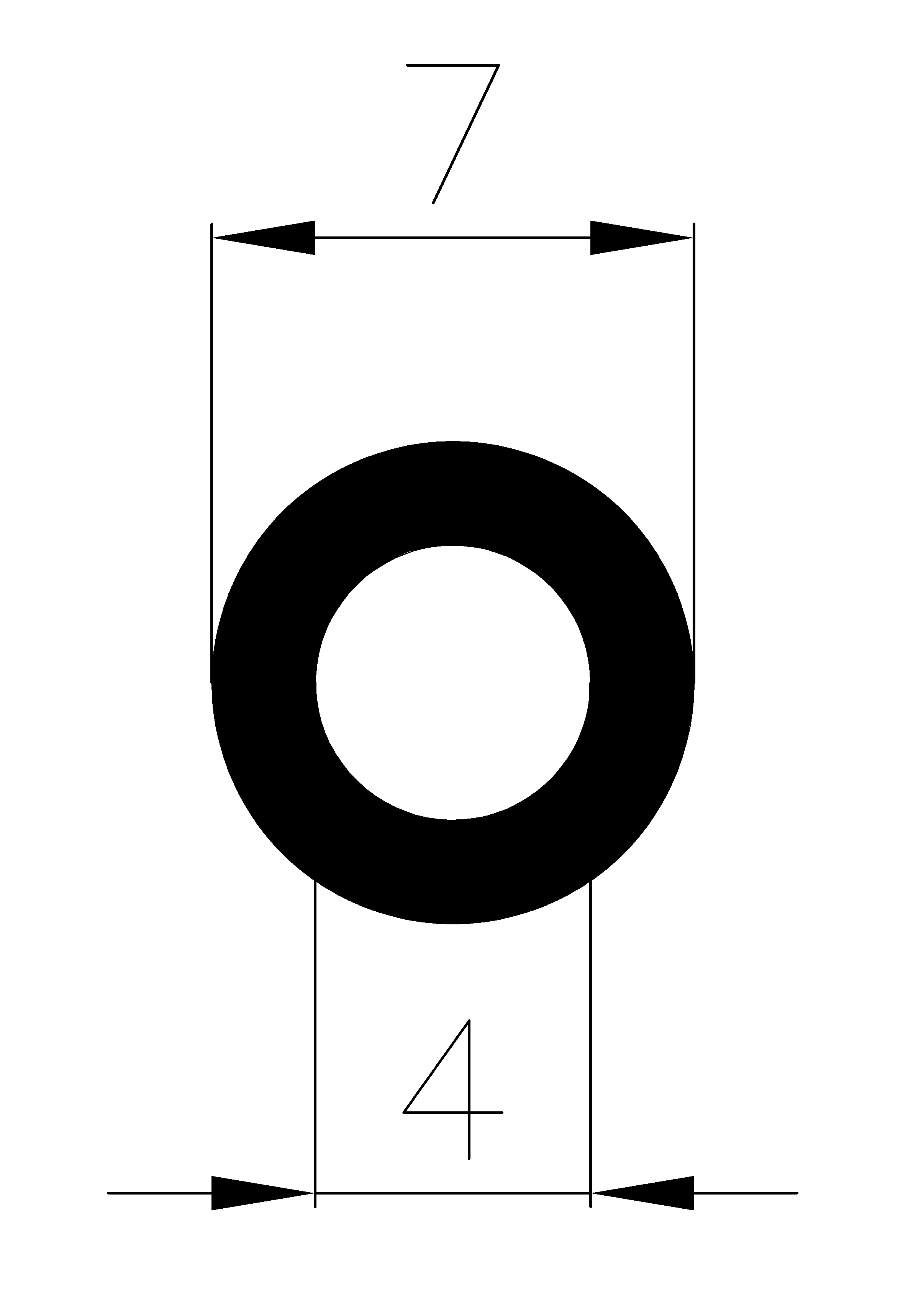 3700370KG - EPDM rubber profiles - Tube profiles