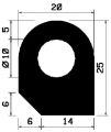 HR 1251 - EPDM rubber profiles - Semi-circle, D-profiles