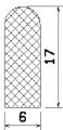 MZS 25469 - EPDM sponge profiles - Semi-circle, D-profiles