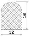 MZS 25523 - EPDM sponge profiles - Semi-circle, D-profiles