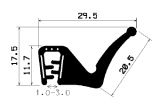 SD-0086 - with coextruded metal insert - Edge protection profiles