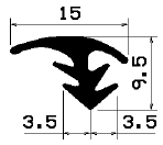 FA 1675 - rubber profiles - Cover and T-profiles