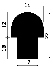 FA 1701 - rubber profiles - Cover and T-profiles