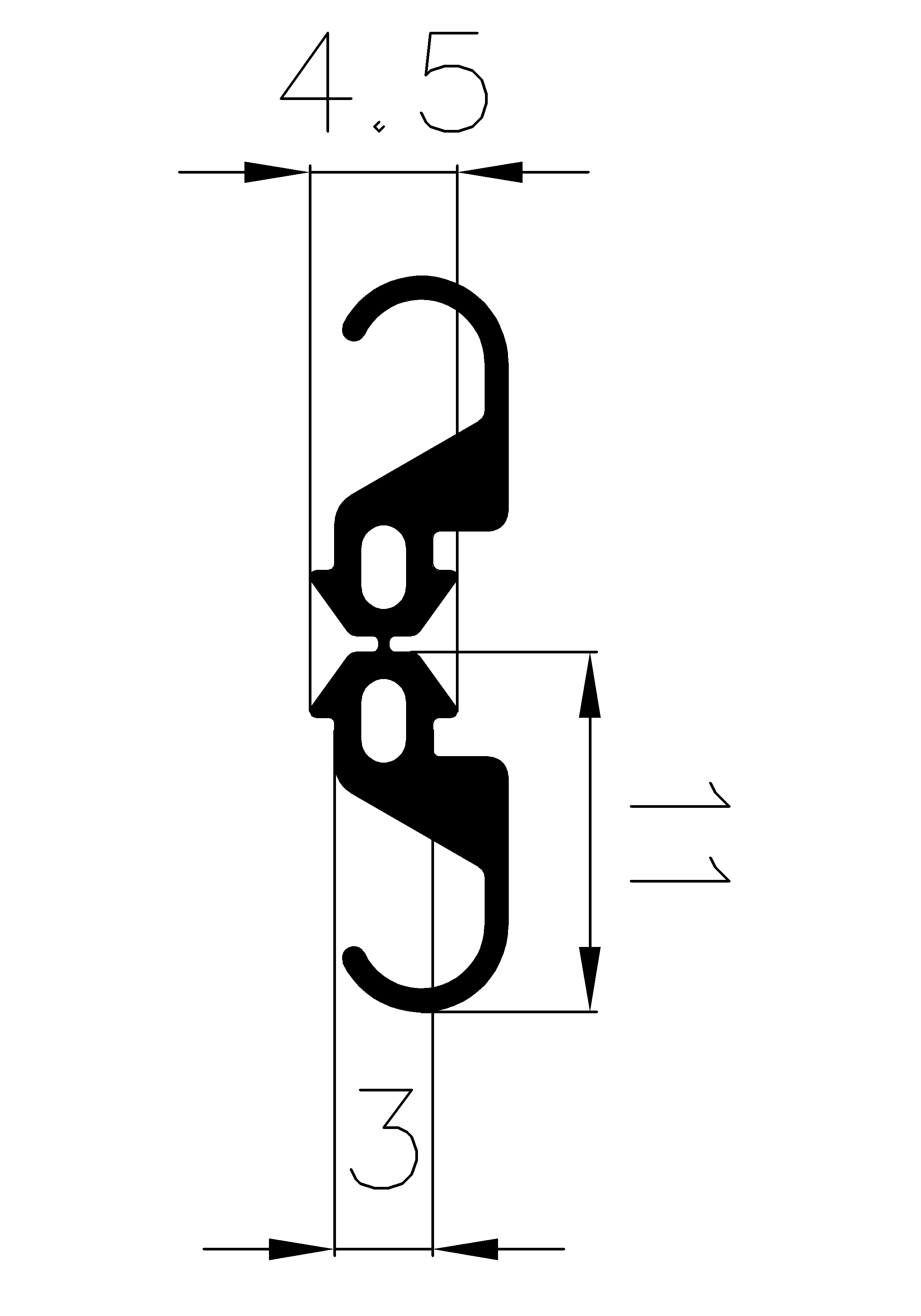 6220360KG - rubber profile - Door-frame profiles