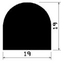 HR 2014 - silicone rubber profiles - Semi-circle, D-profiles