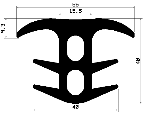 18780370KG - rubber profiles - Cover and T-profiles