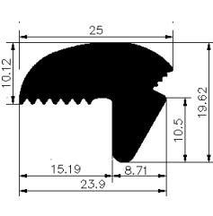 FA G242 - rubber profiles - Cover and T-profiles