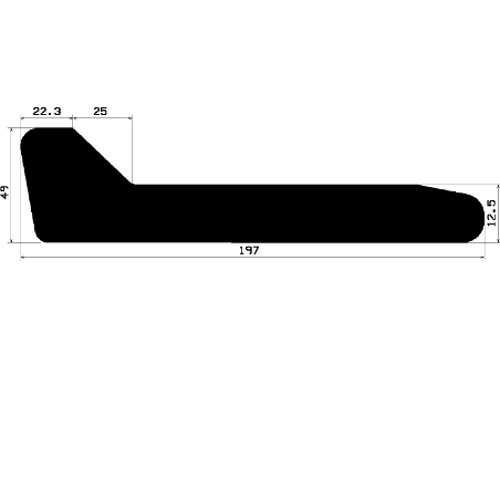 FN 2364 - EPDM profiles - Flag or 'P' profiles