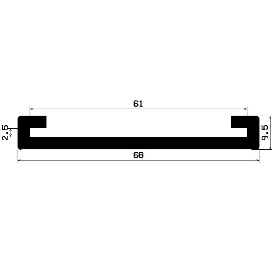 1B= 50 m SE 2330 - Clip profiles